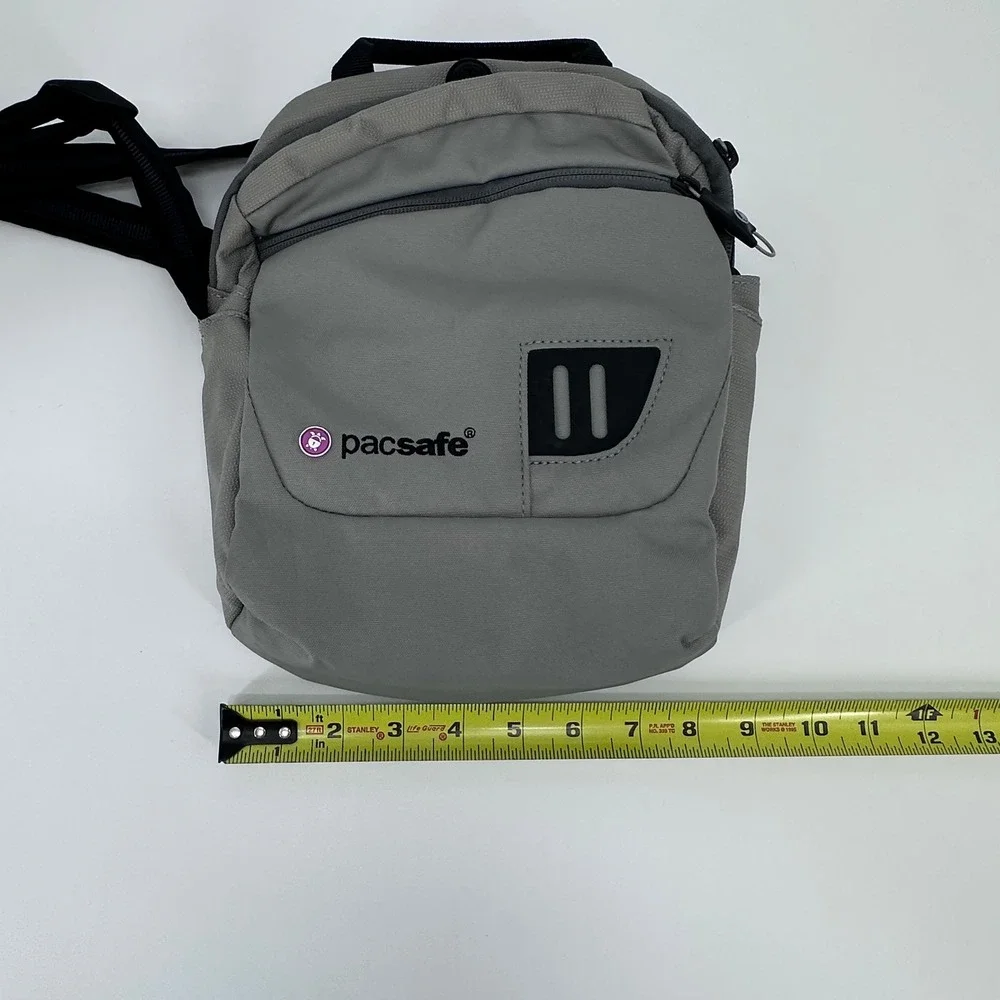 Pacsafe Venturesafe 200 PA025 Anti-Theft Crossbody‎ Gray Black Travel Shoulder